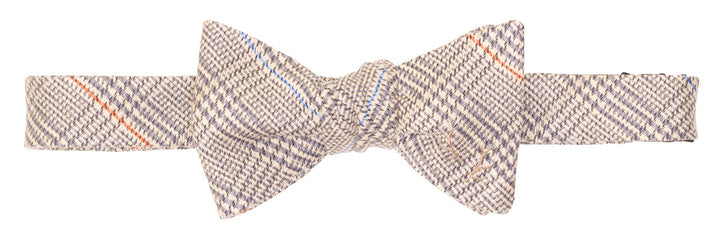 Southern Proper Herringbone Antler Bow Tie: Grey