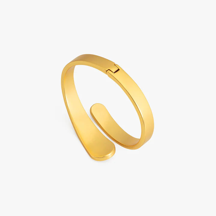 Brackish Ari Bezel Hinge Cuff
