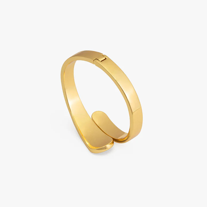 Brackish Naomi Bezel Hinge Cuff