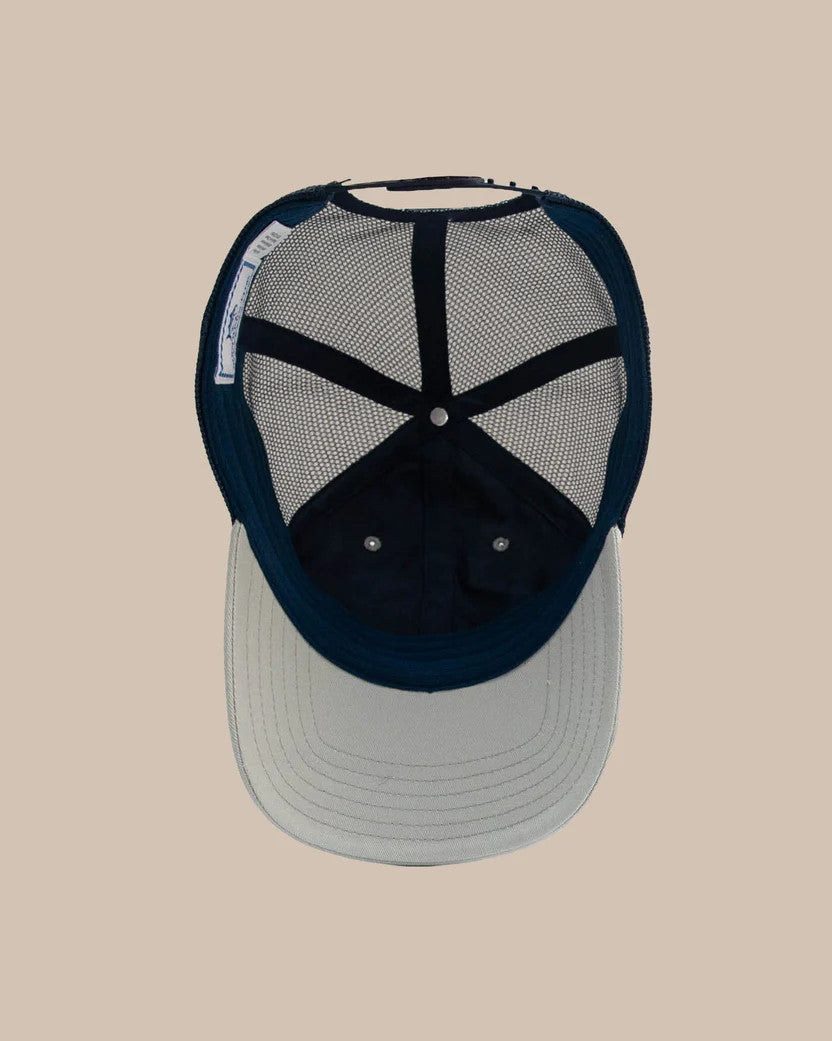 Southern Tide Big Tuna Trucker Hat: Light Grey