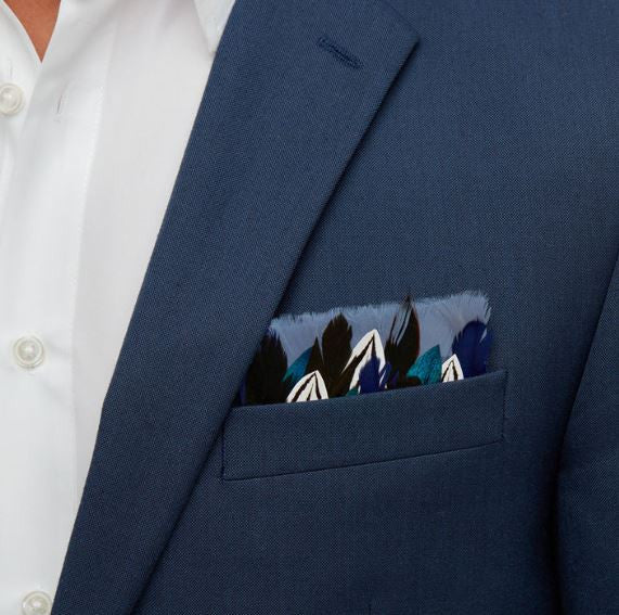 Brackish Pocket Square: Bowie