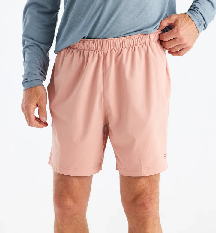 Free Fly Men's Breeze Short – 6": Orange Dusk