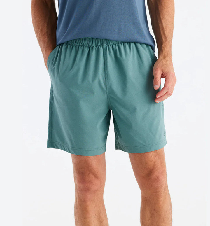 Free Fly Men's Breeze Short – 6": Sabal Green