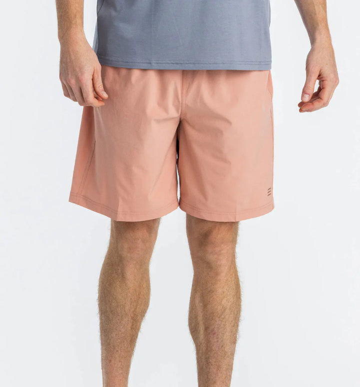 Free Fly Men's Breeze Short – 8": Orange Dusk