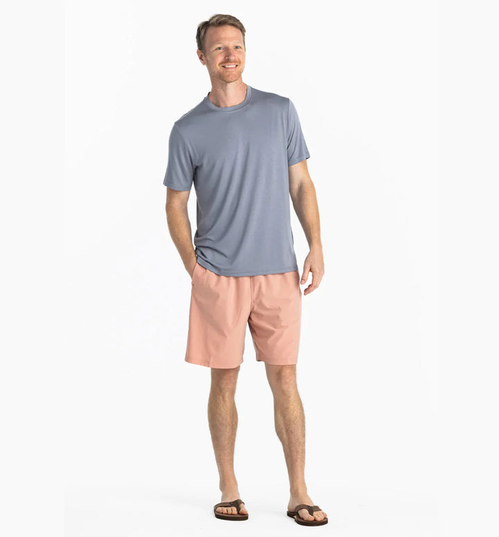 Free Fly Men's Breeze Short – 8": Orange Dusk