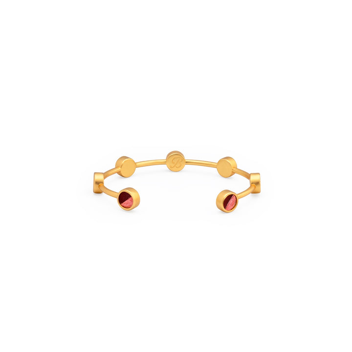 Brackish Multi Bezel Cuff: Brittany