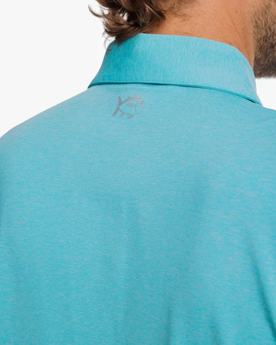 Southern Tide brrr°®-eeze Heather Performance Polo Shirt: Heather Tidal Wave