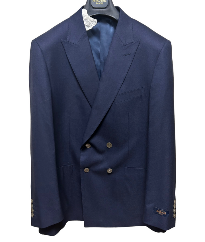 Maxdavoli Double Breasted Blazer: American Blue