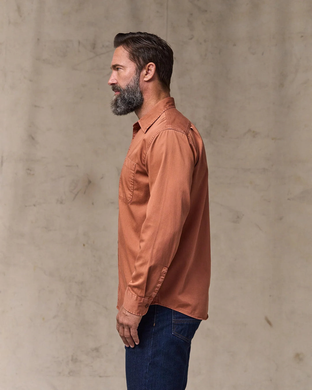 Filson 4.5-oz. Twill Shirt: Copper Brown