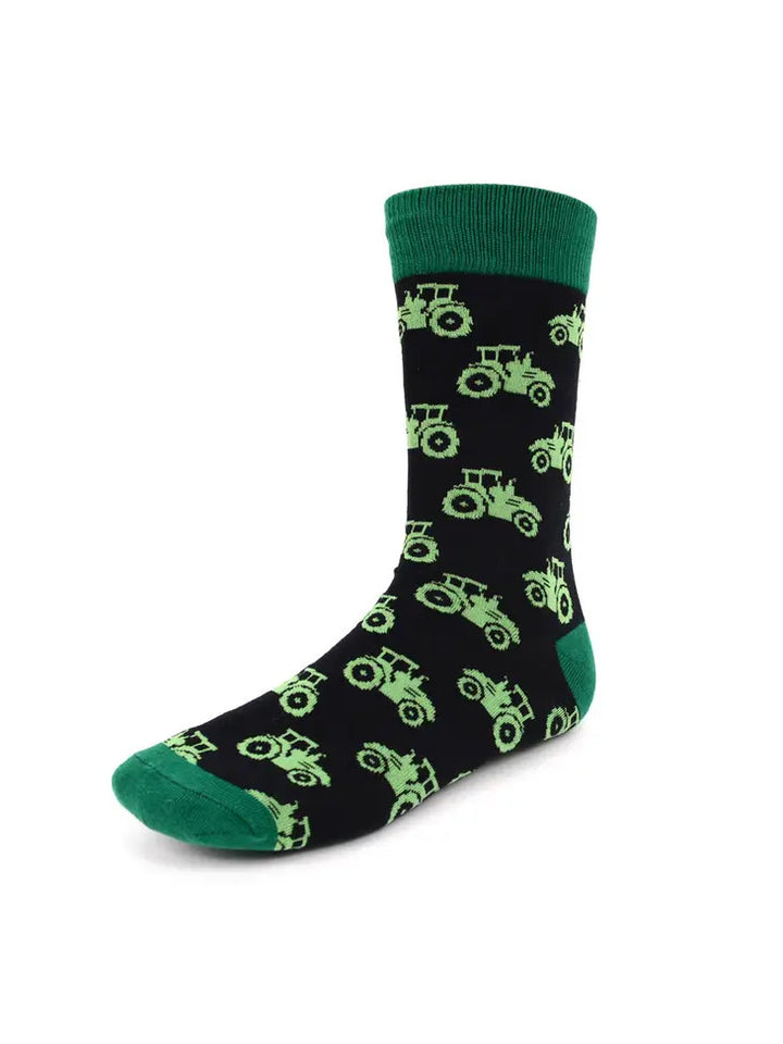 Parquet Tractor Novelty Socks For Men