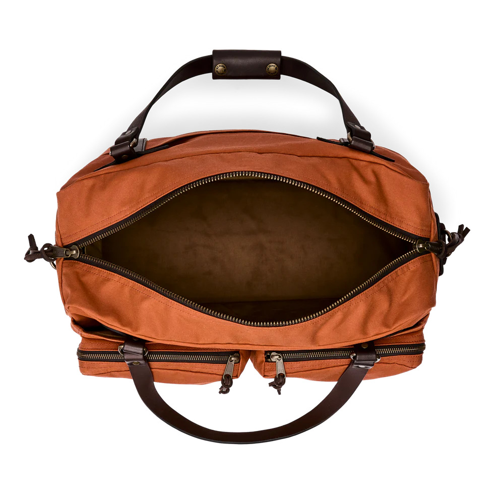 Filson 48 Hour Tin Cloth Duffle Bag: Rust