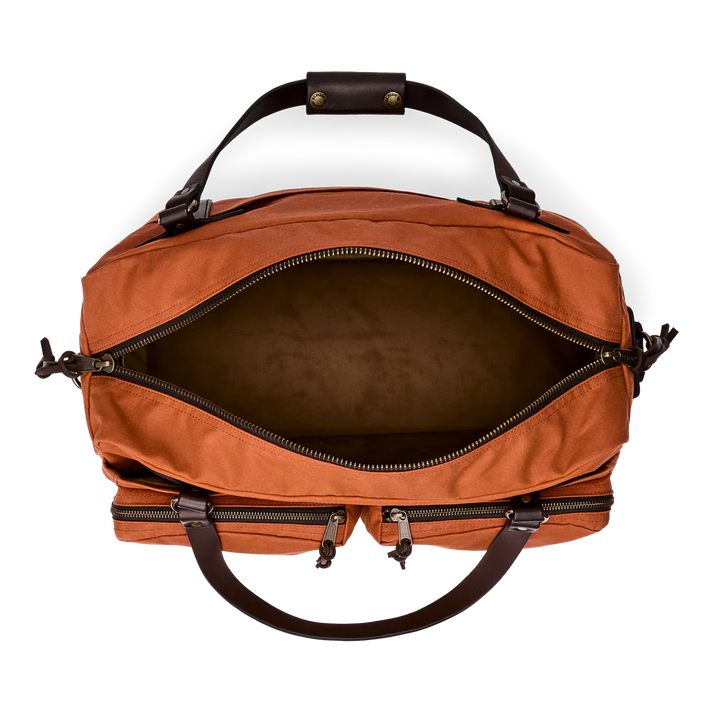 Filson 48 Hour Tin Cloth Duffle Bag: Rust
