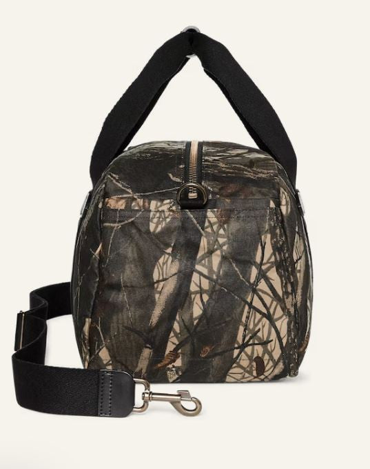 Filson Small Tin Cloth Duffle Bag: Realtree Hardwoods Camo