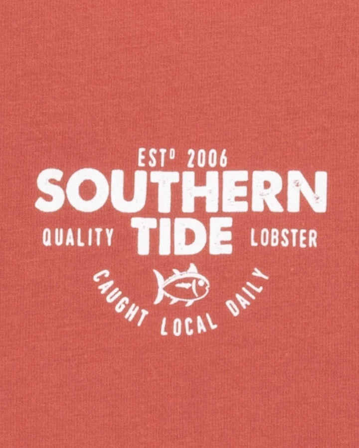 Southern Tide Caught Local Daily Long Sleeve T-Shirt: Dusty Coral