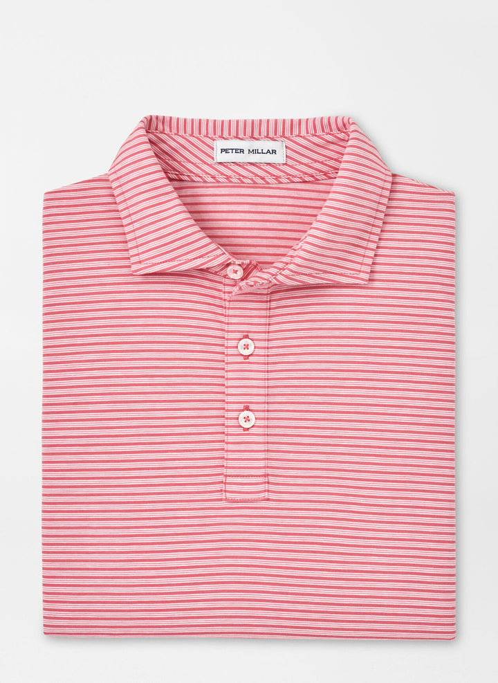 Peter Millar Crown Comfort Cotton Polo Trip Stripe: Primrose