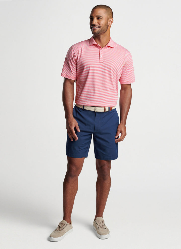 Peter Millar Crown Comfort Cotton Polo Trip Stripe: Primrose