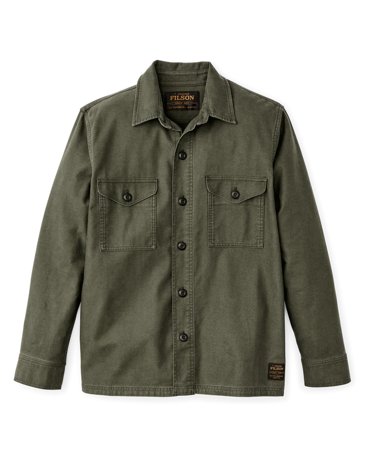 Filson Clarkston Jac-Shirt: Surplus Green