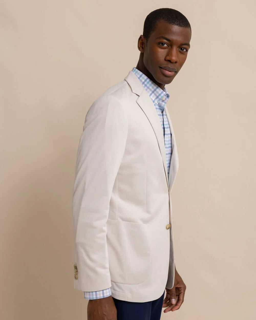 Southern Tide Charleston Blazer: Perfectly Pale Khaki