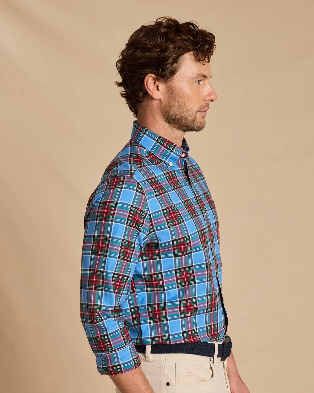 Southern Tide Charlton Skipjack Sport Shirt: Ocean Channel