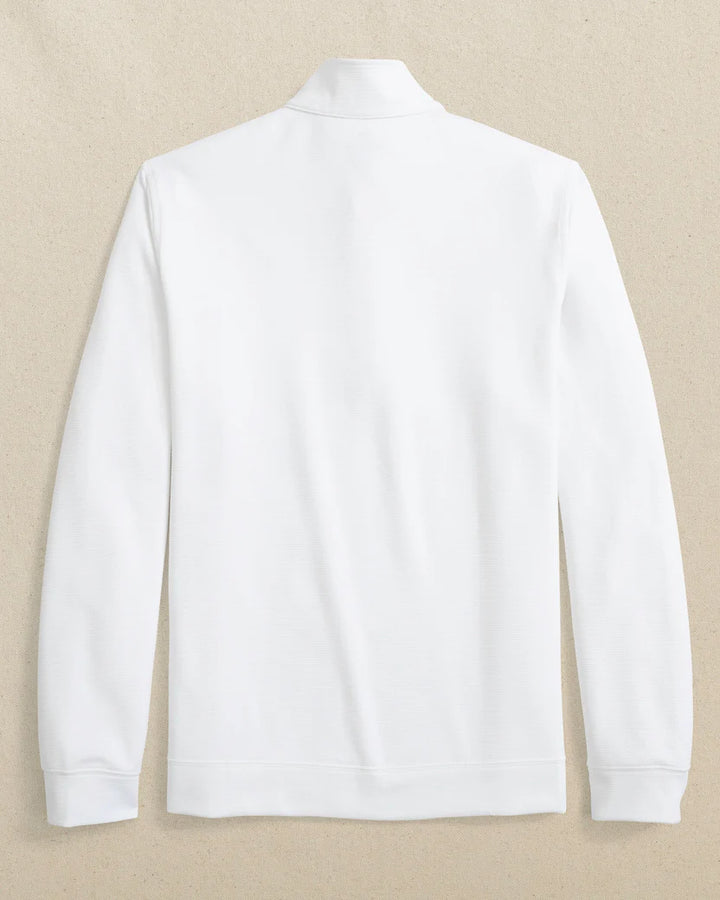 Southern Tide Clemson Tigers Schooner Quarter Zip: White