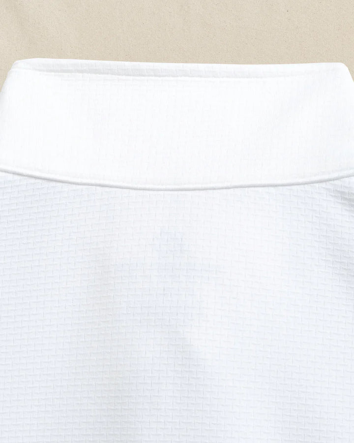 Southern Tide Clemson Tigers Schooner Quarter Zip: White