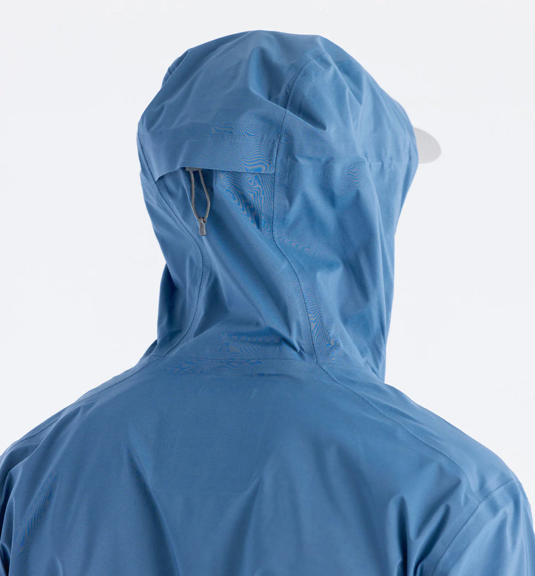 Free Fly Men's Cloudshield Rain Jacket: Heron Blue