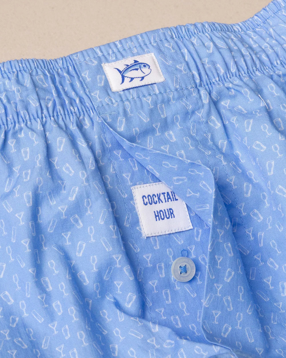 Southern Tide Cocktail Hour Boxer: Ocean Channel