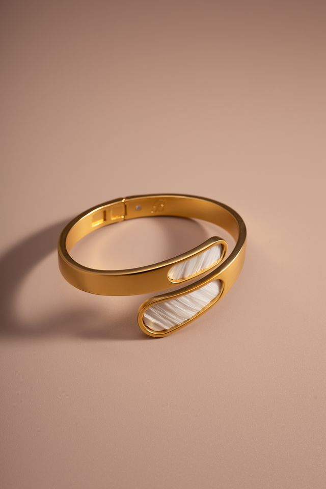 Brackish Alexis Bezel Hinge Cuff