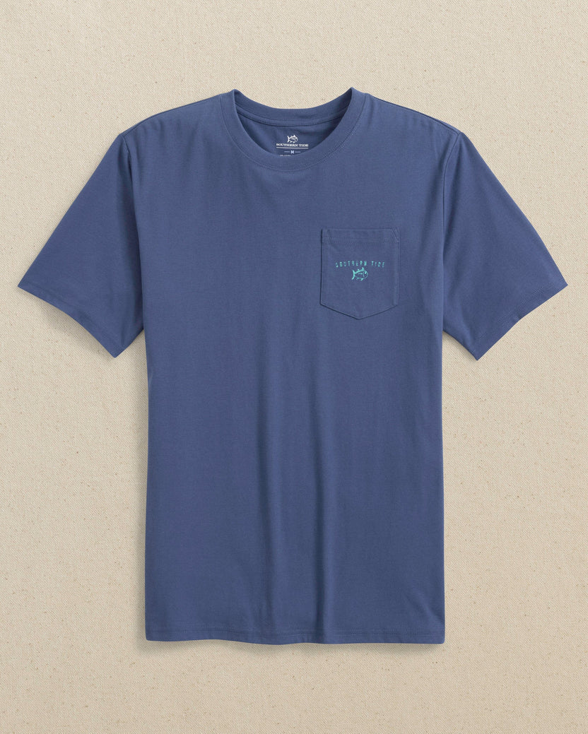 Southern Tide Cruising to the Green Short Sleeve T-shirt: Light Indigo