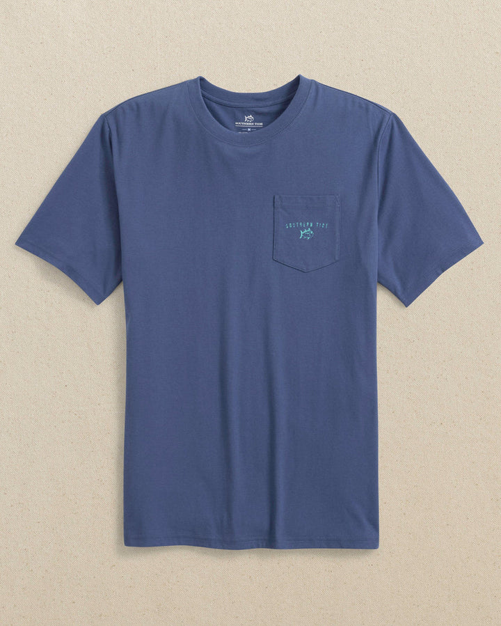 Southern Tide Cruising to the Green Short Sleeve T-shirt: Light Indigo