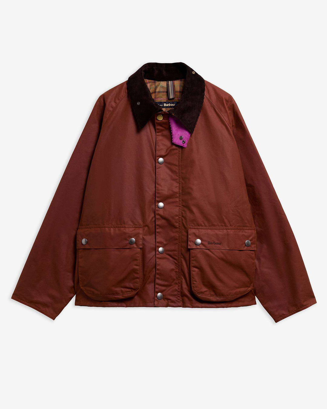 Barbour x Paul Smith Key Transport Wax Jacket: Russet