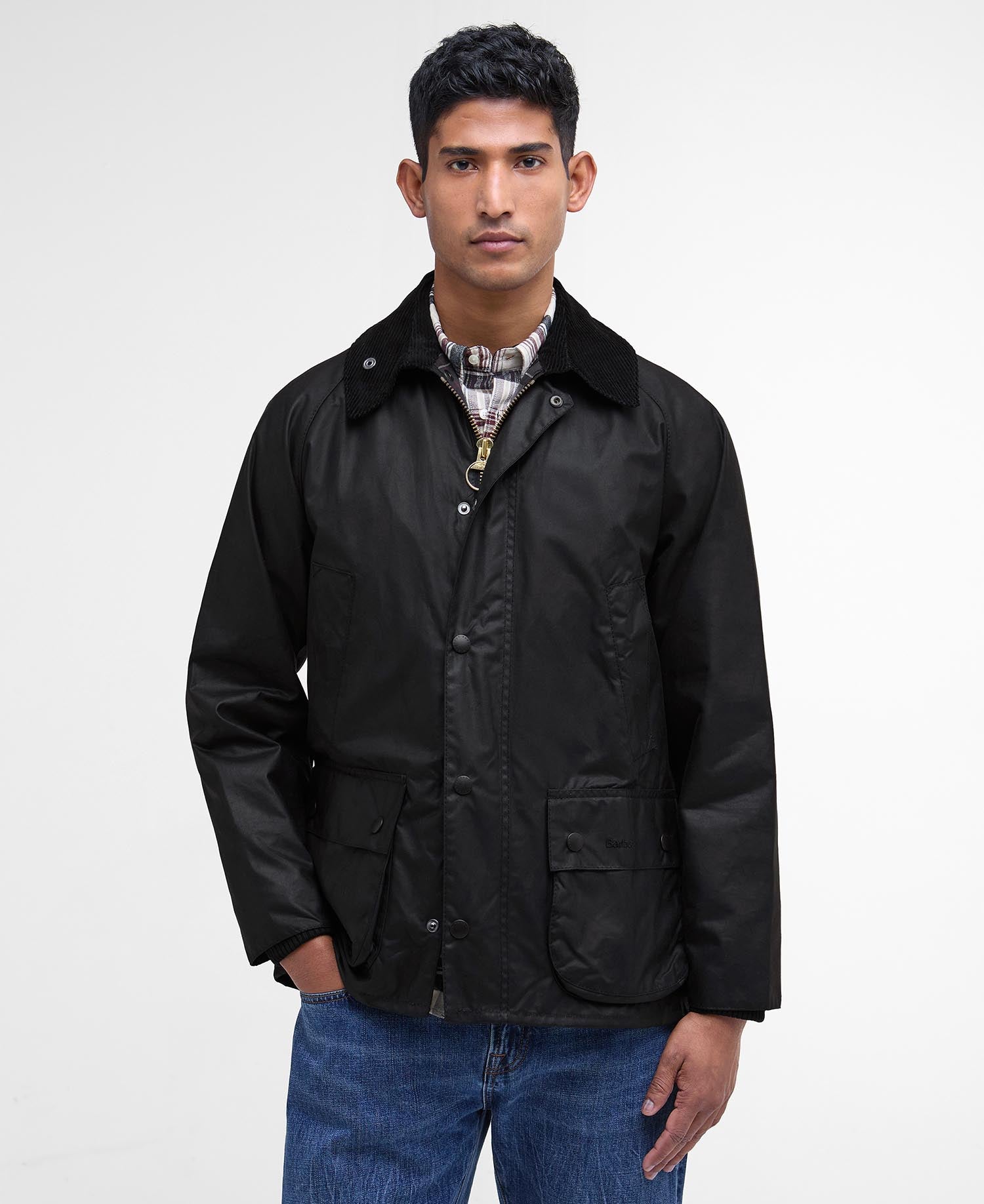 Barbour Bedale® Waxed Jacket: Black – Craig Reagin Clothiers