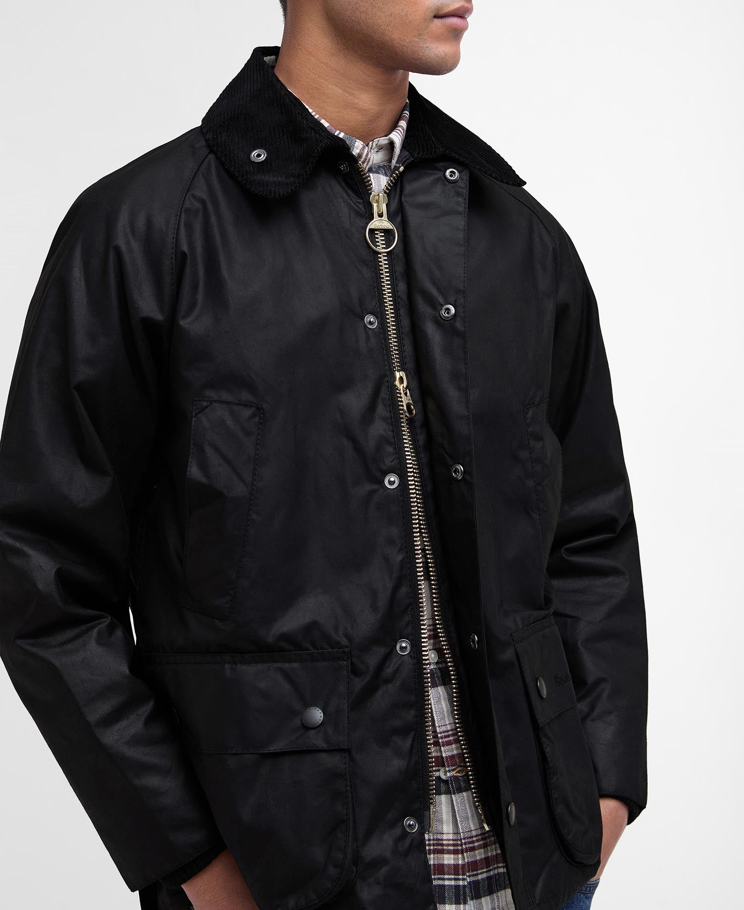 Barbour Bedale® Waxed Jacket: Black – Craig Reagin Clothiers