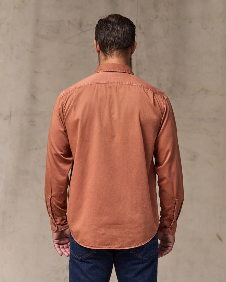 Filson 4.5-oz. Twill Shirt: Copper Brown
