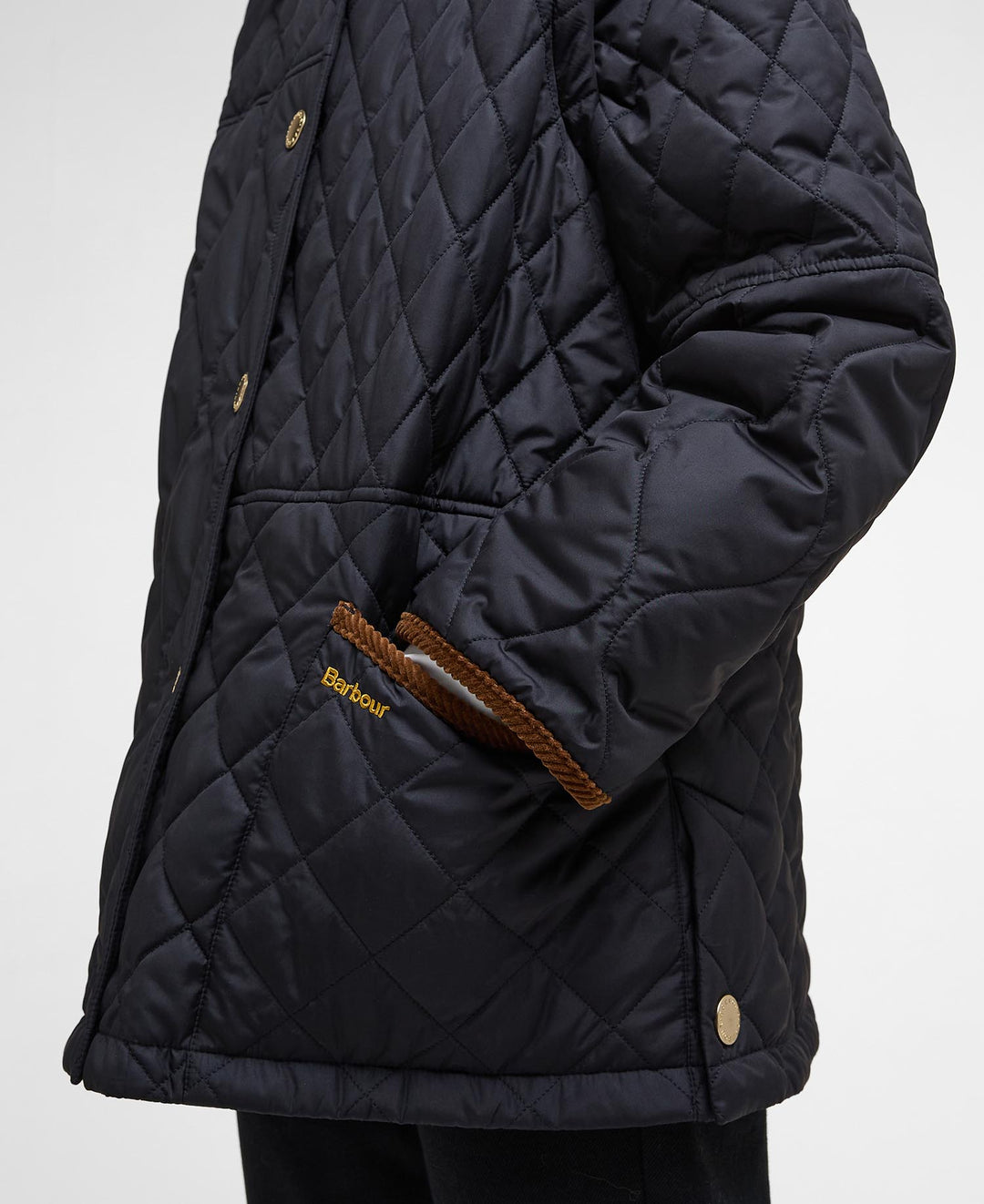 Barbour Lorrie Quilted Jacket: Black