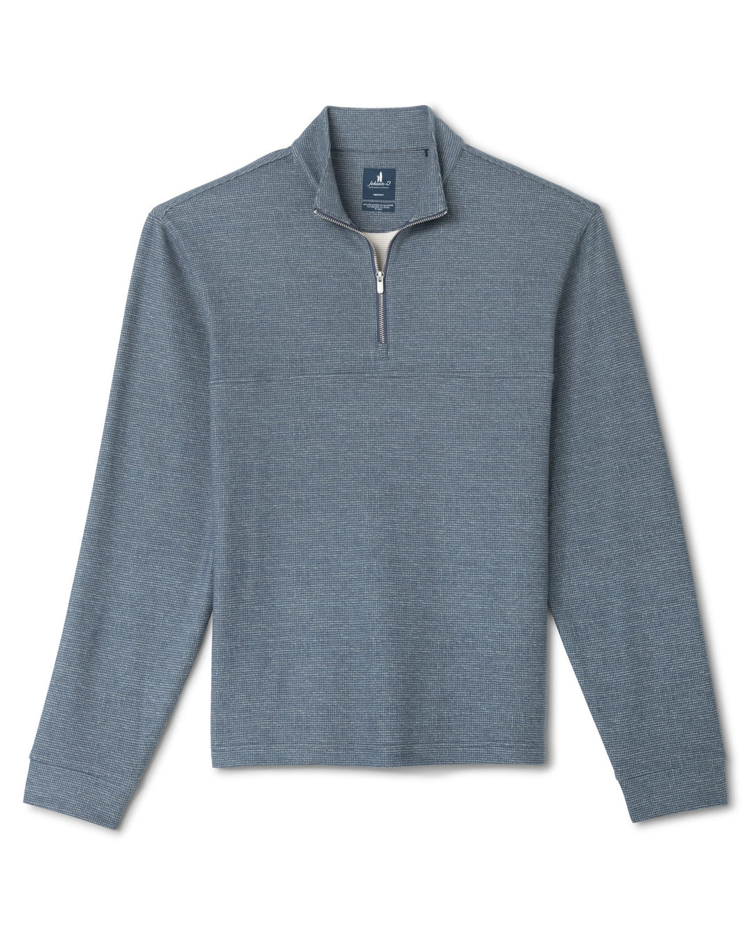 Johnnie-O Mikey Fleece 1/4 Zip Pullover - Printed Check: Maliblu