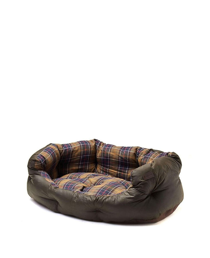 Barbour Wax/Cotton Dog Bed 35in - Classic/Olive