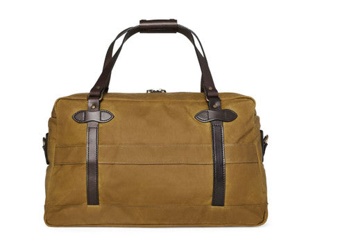 Filson 48 Hour Tin Cloth Duffle Bag: Dark Tan