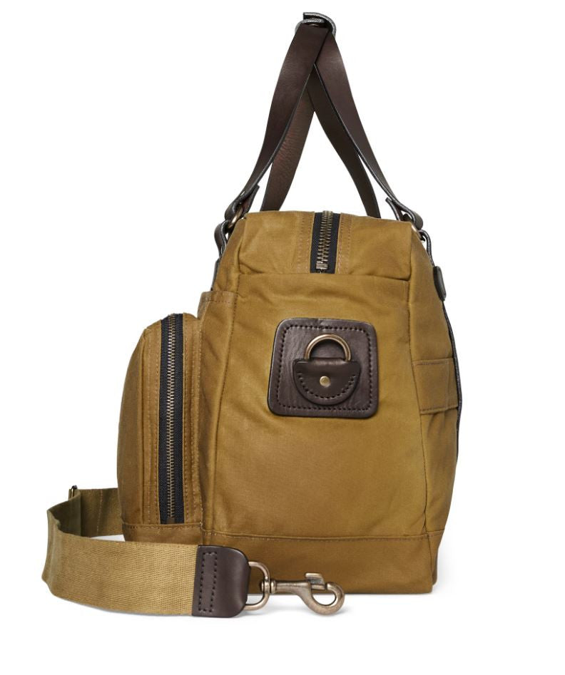 Filson 48 Hour Tin Cloth Duffle Bag: Dark Tan