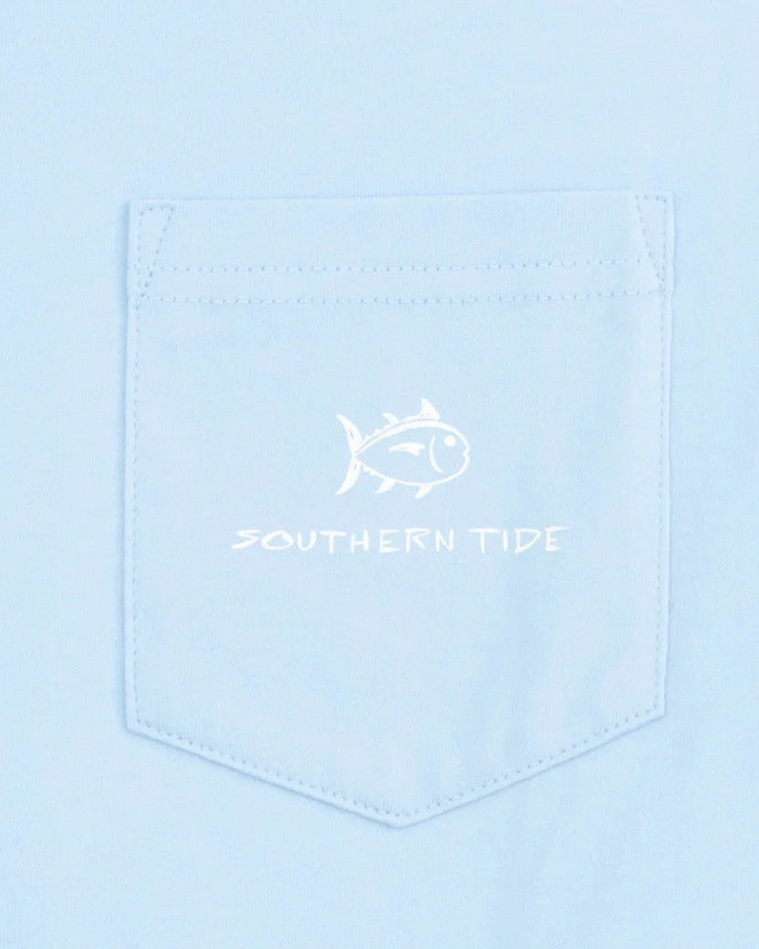 Southern Tide Day at the Beach T-shirt: Clearwater Blue