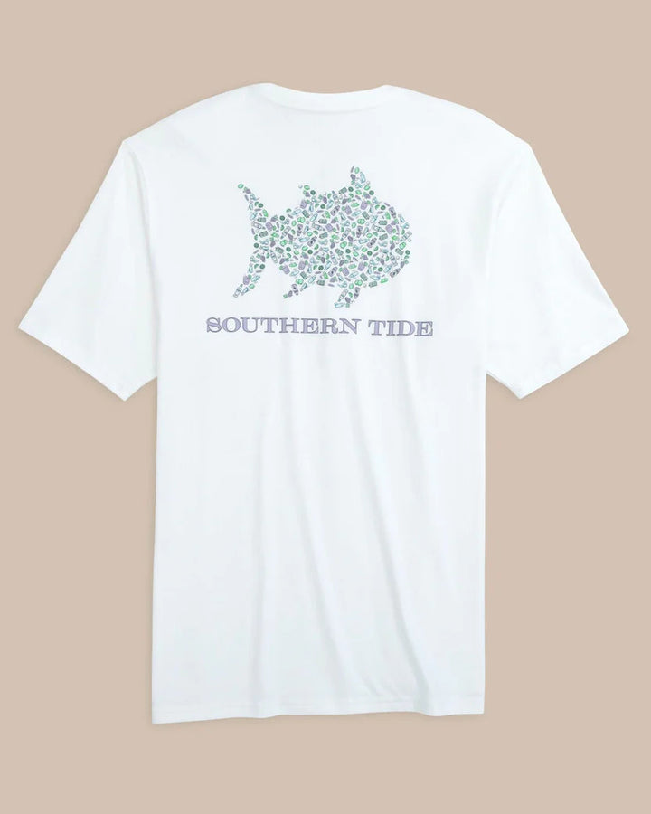 Southern Tide Dazed and Transfused Short Sleeve T-shirt: Classic White