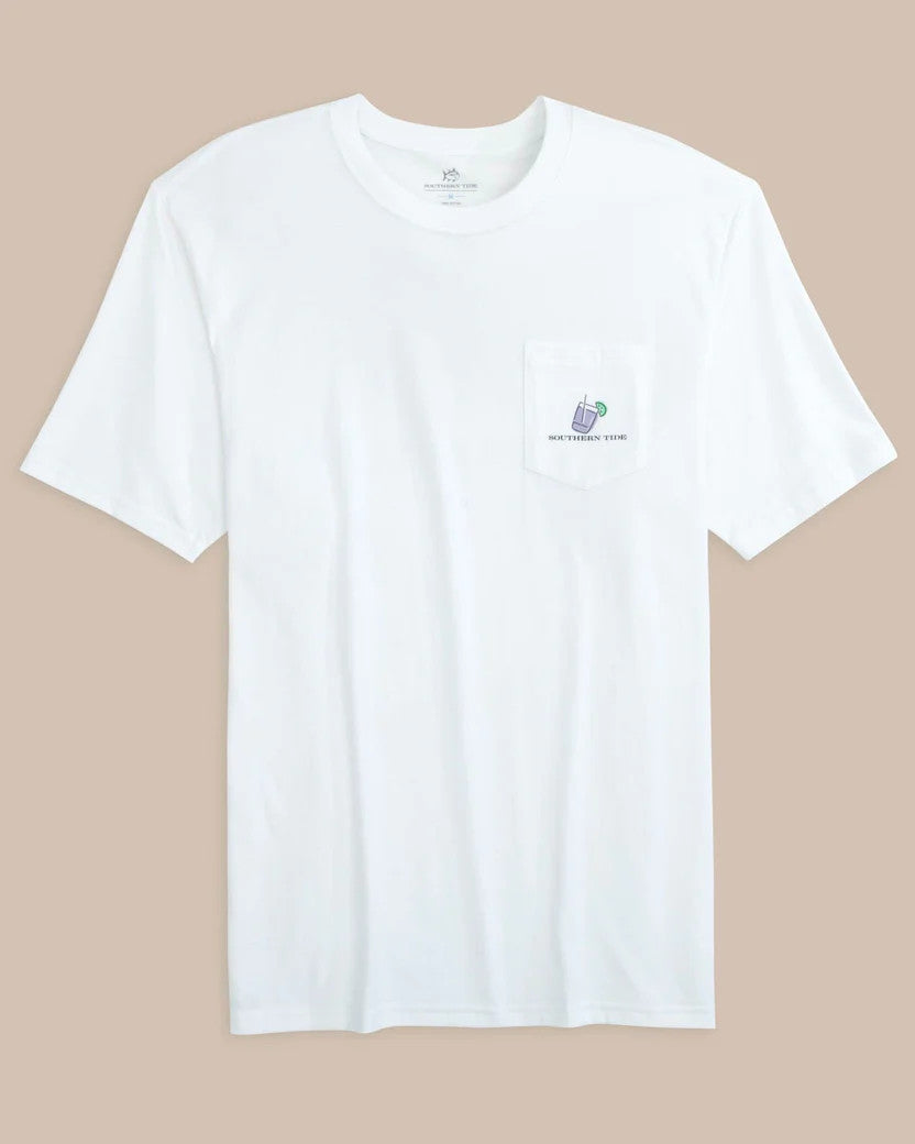 Southern Tide Dazed and Transfused Short Sleeve T-shirt: Classic White