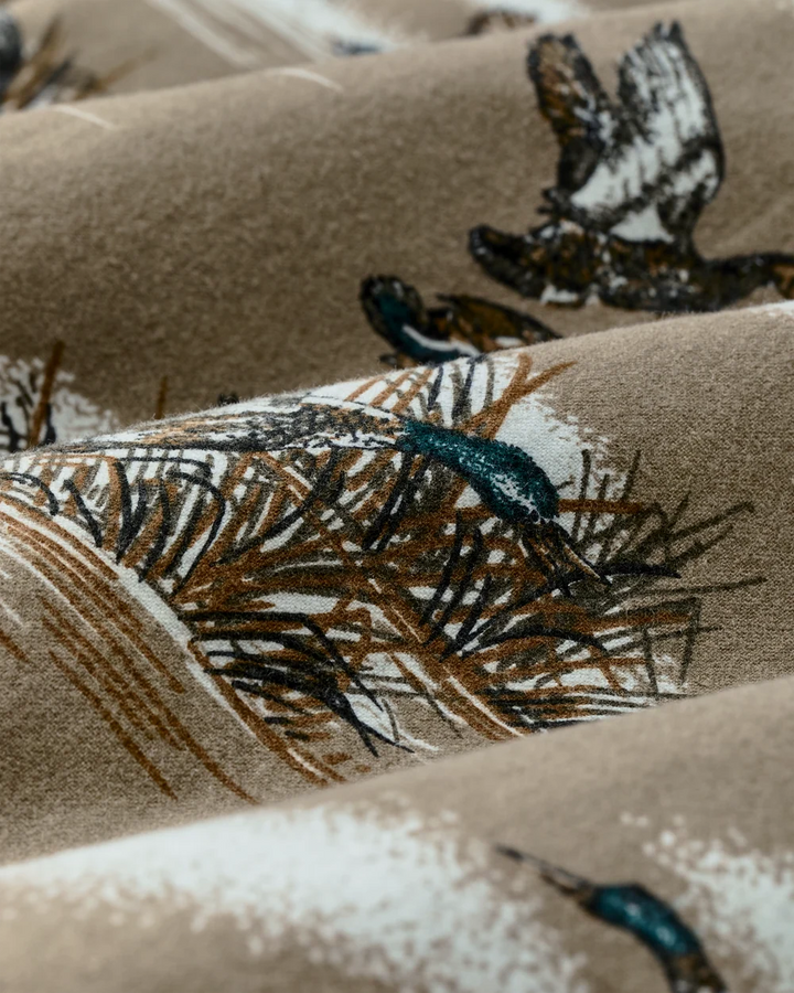 Filson Field Flannel Shirt: Marsh Olive Print