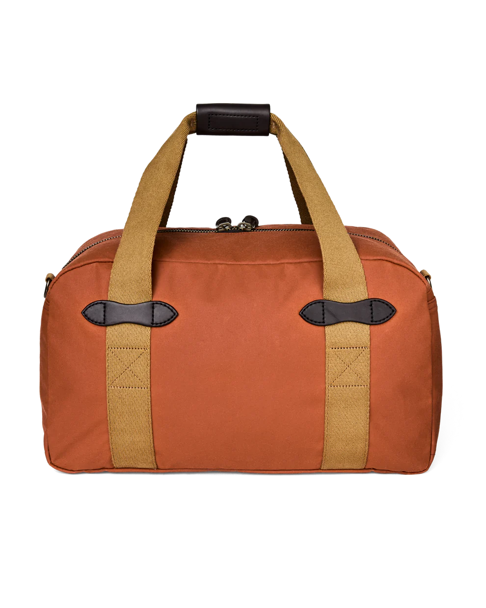 Filson Small Tin Cloth Duffle Bag: Rust