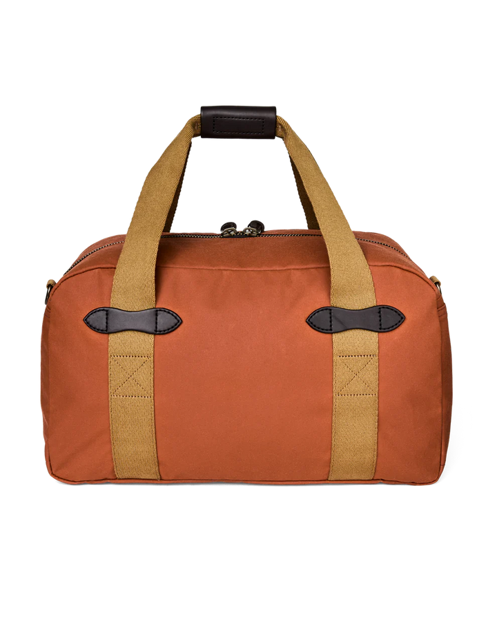 Filson Small Tin Cloth Duffle Bag: Rust