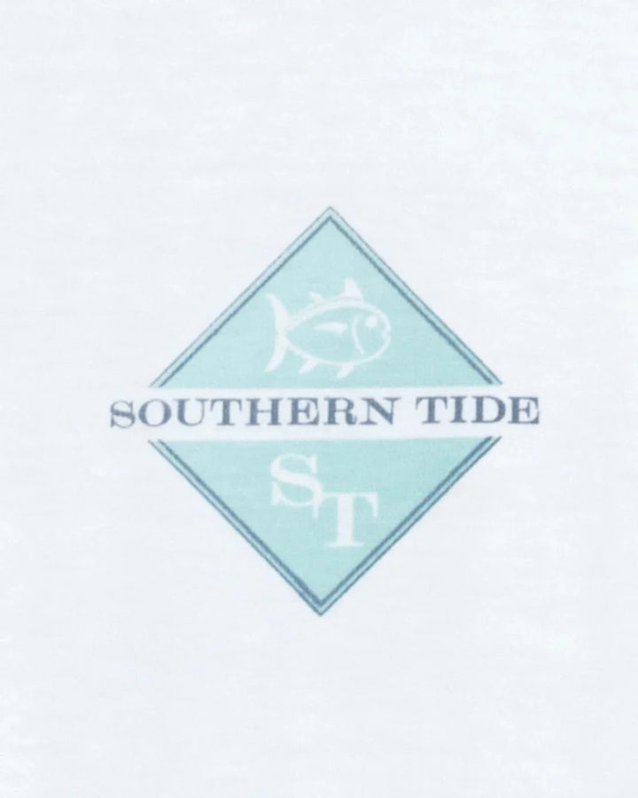 Southern Tide Diamond Sailing Short Sleeve T-shirt: White