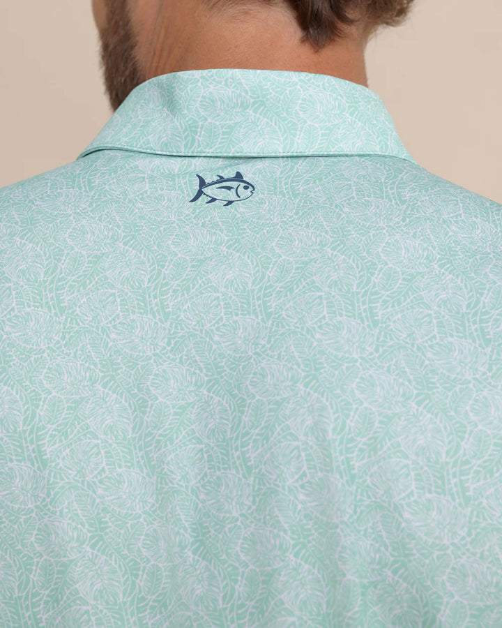 Southern Tide Driver Beach Palms Printed Polos: Garden Grove