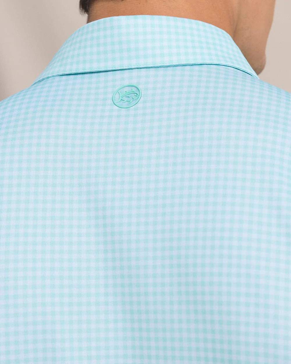 Southern Tide Driver Island View Gingham Printed Polo: Florida Keys