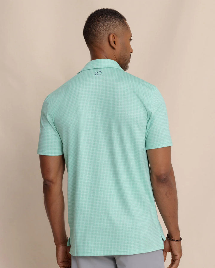 Southern Tide Driver Spring Geo Printed Polo: Garden Grove