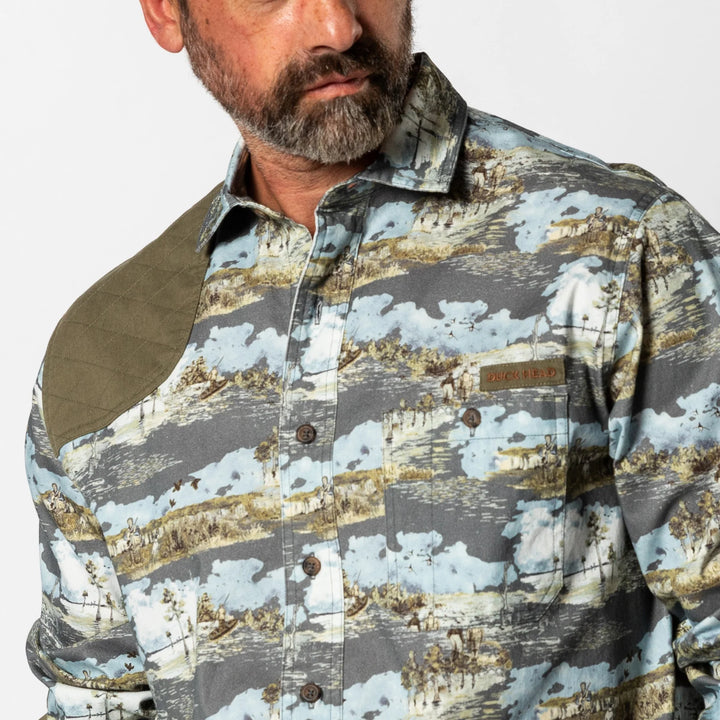 Duck Head Woodland Shooting Shirt: Sedona Sage